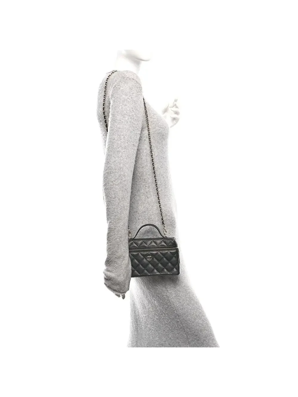 Chanel Caviar Quilted Top Handle Slim #295676C40B
